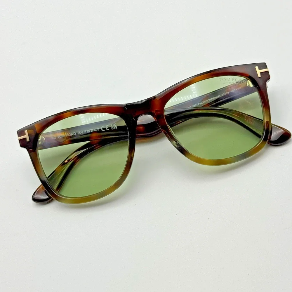 Tom Ford Sunglasses Kevyn TF1099 56N Havana Frame Photochromic Lens 52mm New